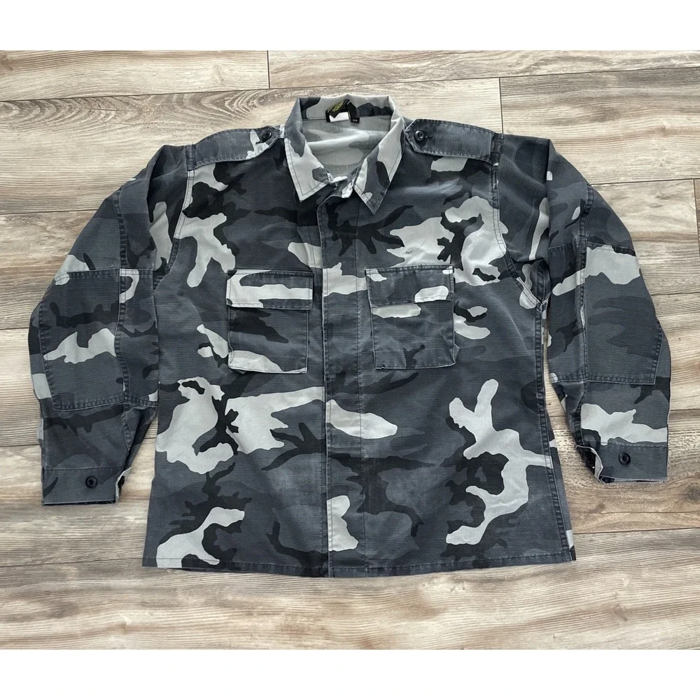 Propper BDU Coat Ripstop Asian Tiger Stripe Camo Tactical Jacket Mens XLR